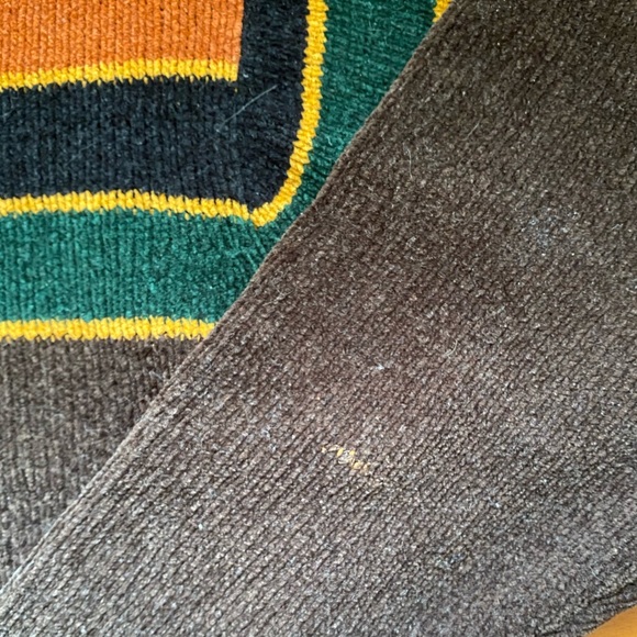 Vintage Grandpa Knit Sweater Autumn Colours - Picture 5 of 6